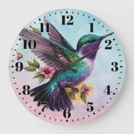 Reloj de pared de Hummingbird
