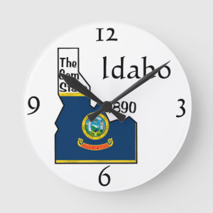 Reloj de pared de Idaho