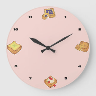 Reloj de pared de Ilustracion de alimentos