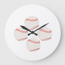 Reloj de pared de Ilustracion de béisbol