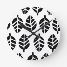 Reloj de pared de impresión de papa de patrón de h