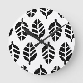 Reloj de pared de impresión de papa de patrón de h