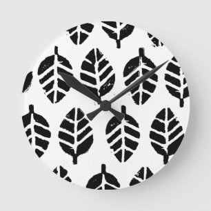 Reloj de pared de impresión de papa de patrón de h