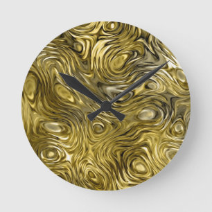 Reloj de pared de impresión "Gold"