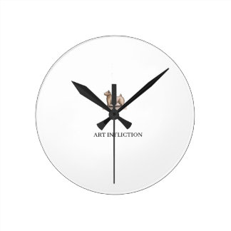 Reloj de pared de inflado de arte