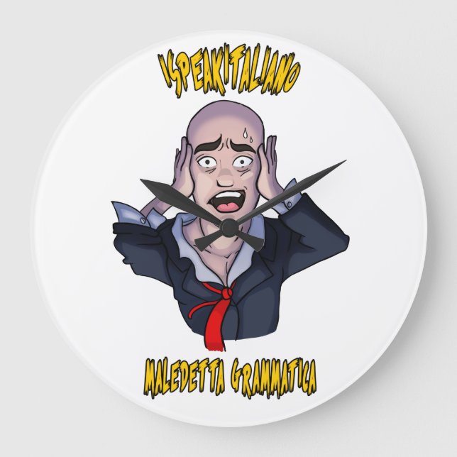 Reloj de pared de iSpeakItaliano (Anverso)