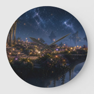 Reloj de pared de jardín góticode Star Garden Gaze