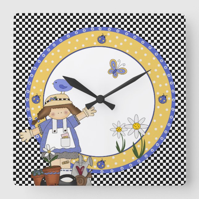 Reloj de pared de jardincito (Anverso)