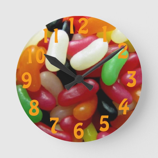 Reloj de pared de Jelly Bean (Anverso)