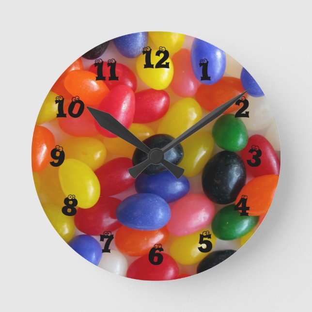 Reloj de pared de Jelly Bean (Anverso)