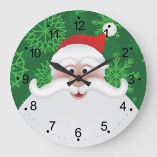 Reloj de pared de Jolly Santa Navidades