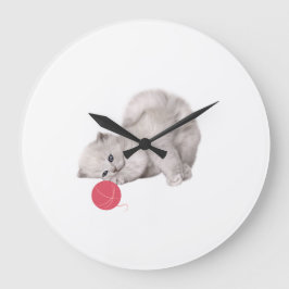 Reloj de pared de Kitten