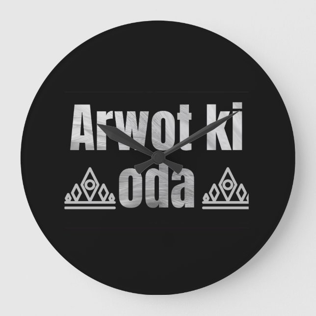 Reloj de pared de Konymoi "Arwot ki Oda" (Anverso)