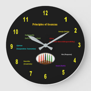 Reloj de pared de Kwanzaa
