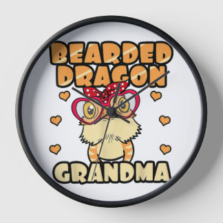 Reloj de pared de la abuela del dragón doblado