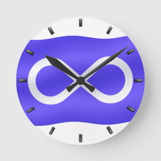 Reloj de pared de la bandera de la nación del