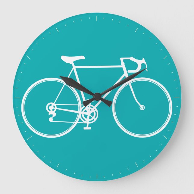 Reloj de pared de la bicicleta (Anverso)