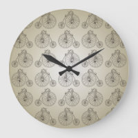 Reloj de pared de la bicicleta del comino del