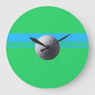 Reloj de pared de la bola de golf