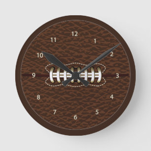 Reloj de pared de la bola del fútbol americano