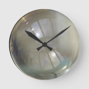 Reloj de pared de la burbuja de jabón de la