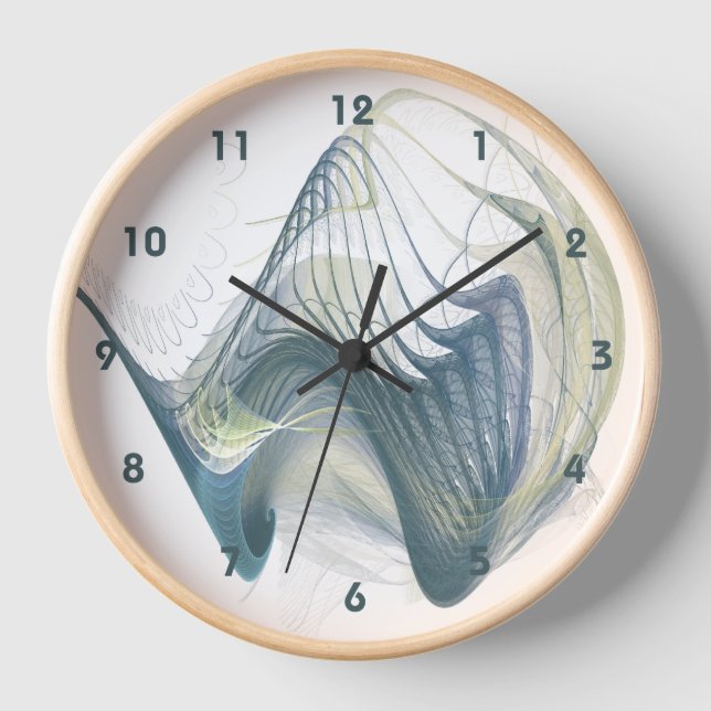Reloj de pared de la canción de ballena (Anverso)