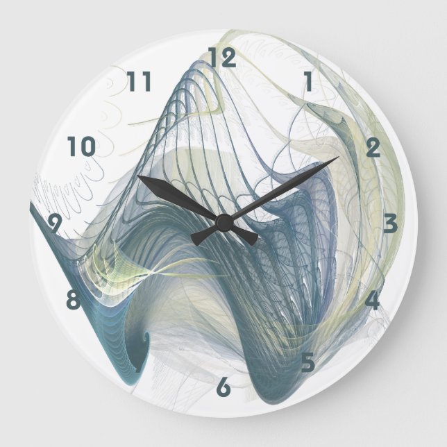 Reloj de pared de la canción de ballena (Anverso)