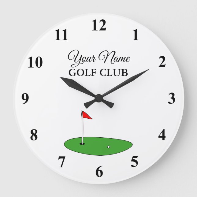 reloj de pared de la casa del club de golf persona (Anverso)