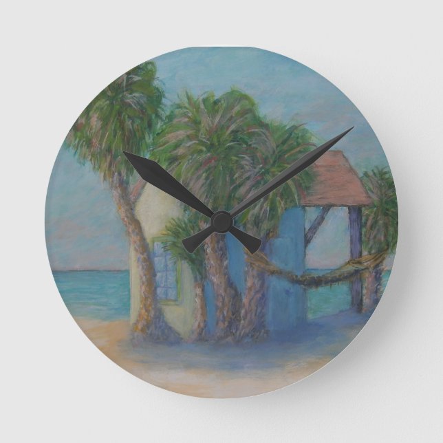 Reloj de pared de la CHOZA de la PLAYA (Anverso)