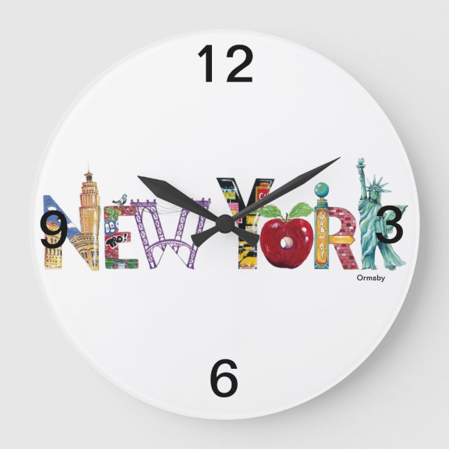 Reloj de pared de la ciudad de Nueva York (Anverso)