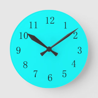 Reloj de pared de la cocina azul de Guay Aqua