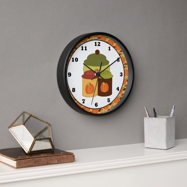 Reloj de pared de la cocina de otoño (Oficina)