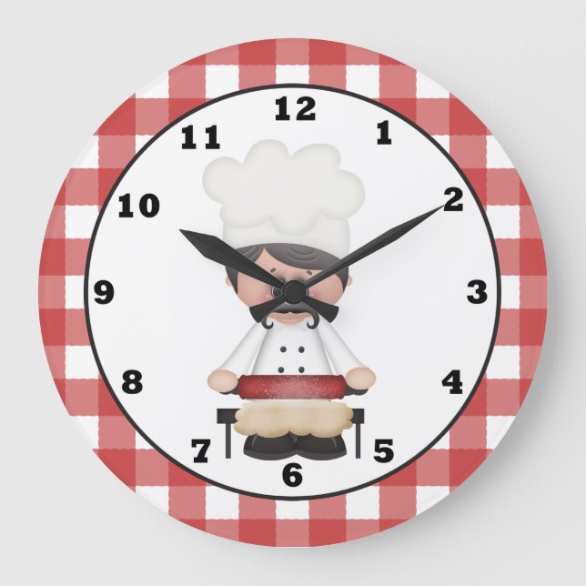 Reloj de pared de la cocina del Personalizado ital (Anverso)
