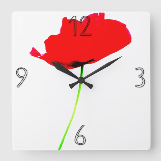Reloj de pared de la colección POPPY 02 (Anverso)
