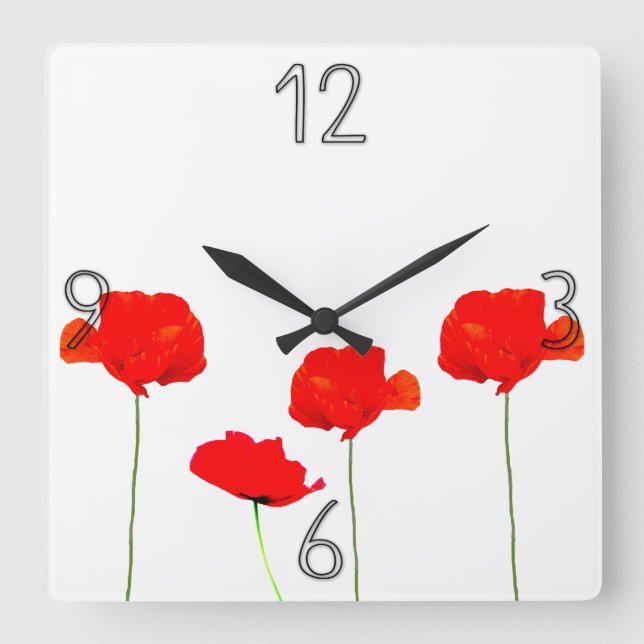 Reloj de pared de la colección POPPY 04 (Anverso)