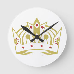 Reloj de pared de la corona