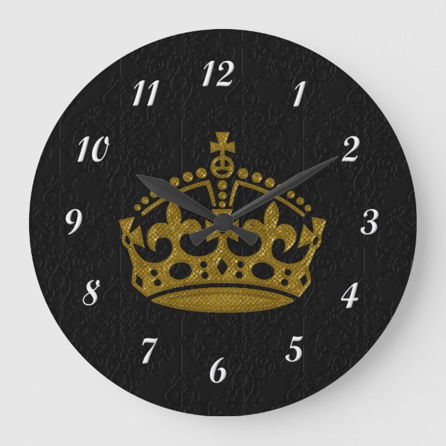 Reloj de pared de la Corona de Oro (Anverso)