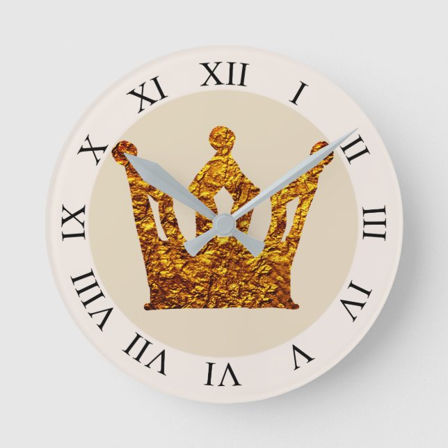 Reloj de pared de la Corona dorada (Anverso)