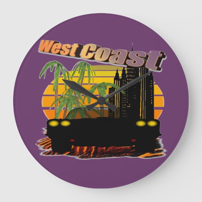 Reloj de pared de la costa oeste (Anverso)