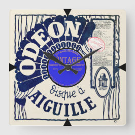 Reloj de pared de la cubierta de récord francés vi