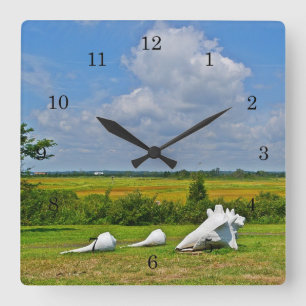 Reloj de pared de la cubierta del mar