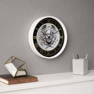 Reloj de pared de la diosa griega Medusa Gorgona b
