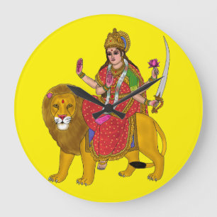 Reloj de pared de la diosa Katyayani