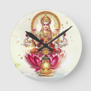 RELOJ DE PARED DE LA DIOSA LAKSHMI