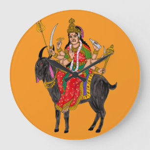 Reloj de pared de la diosa Meldi