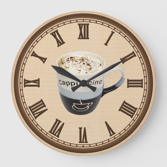 Reloj de pared de la diversión de la cafetería de (Anverso)