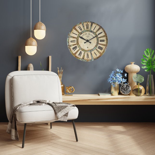 Reloj de pared de la estación de café de los años  (Subido por el creador)