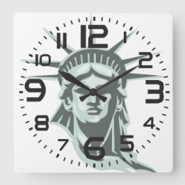 Reloj de pared de la estatua de la Libertad