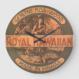 Reloj de pared de la etiqueta de Ukelele del