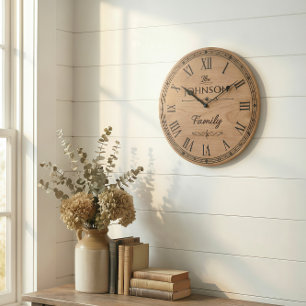 Reloj de pared de la familia JOHNSON
